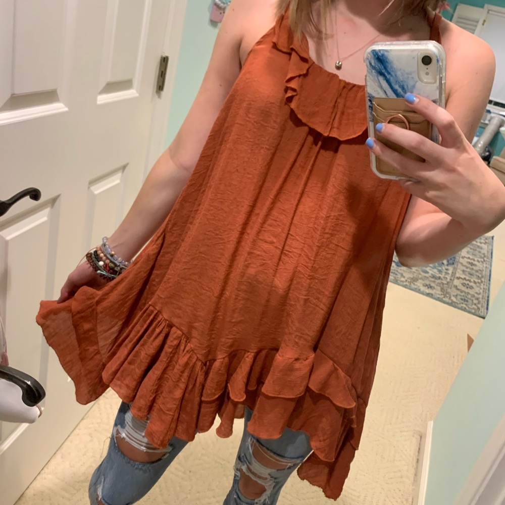 Burnt Orange Tank Top
